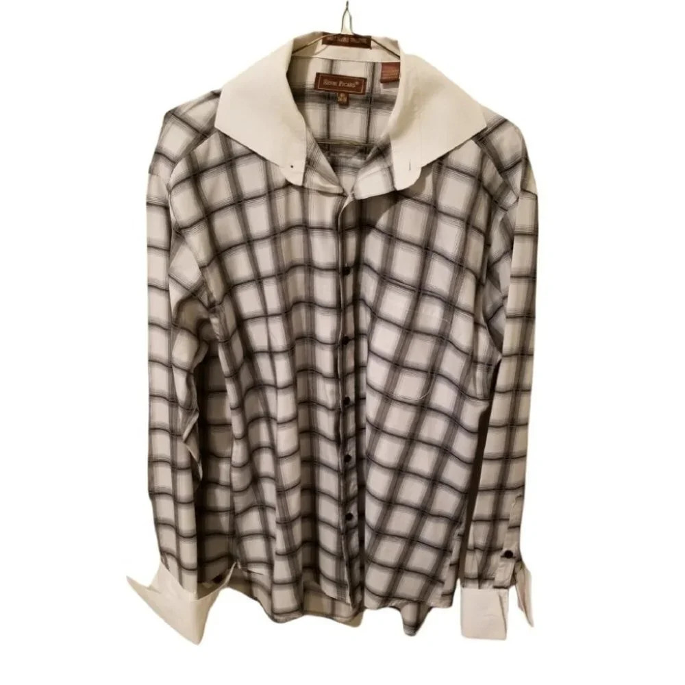 Plaid Shirt by Henri Picard (Mens)